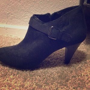 Black ankle boots